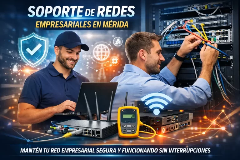 soporte de redes en merida